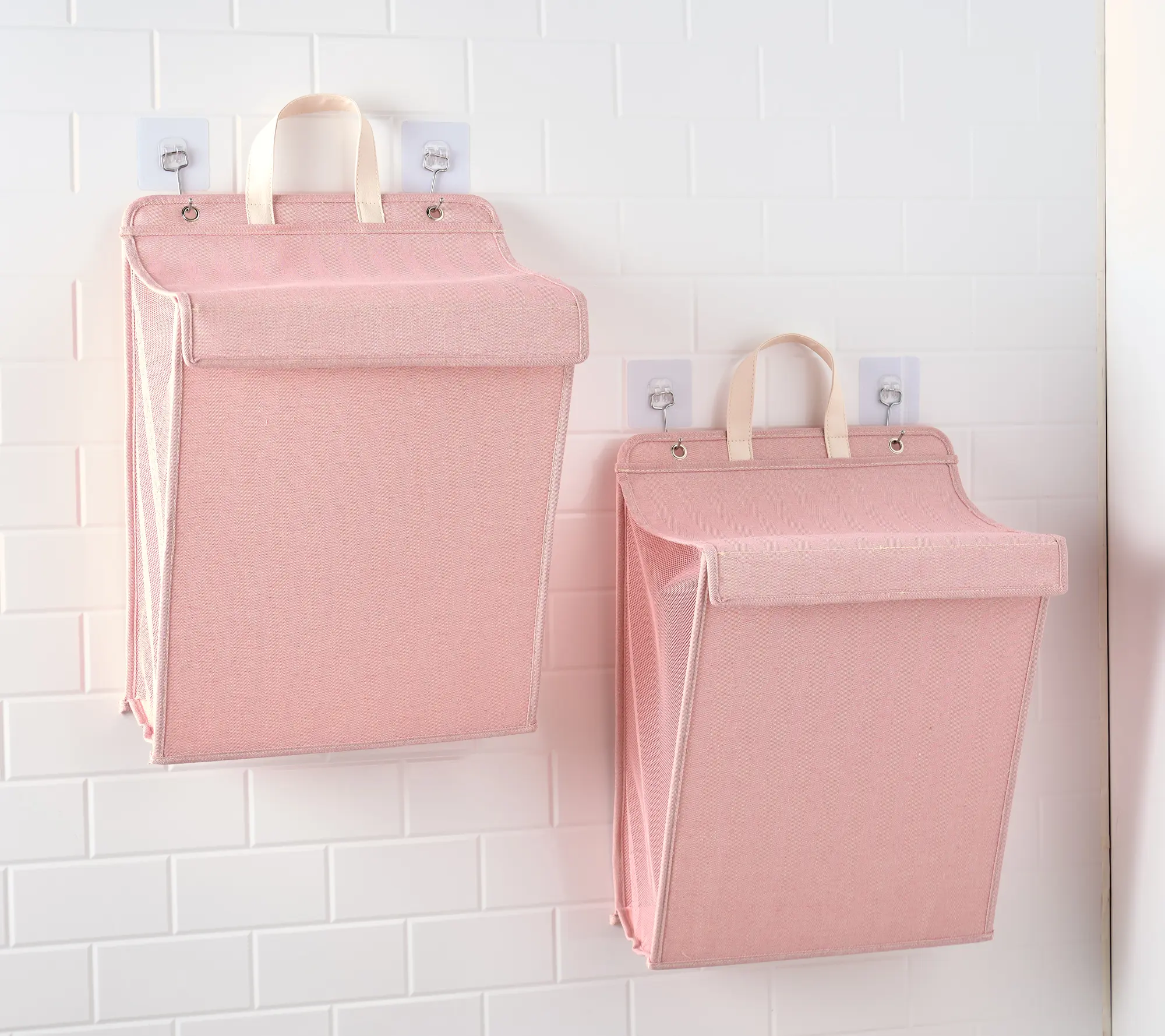 Henning Lee Set of 2 Foldable Hanging Hamper