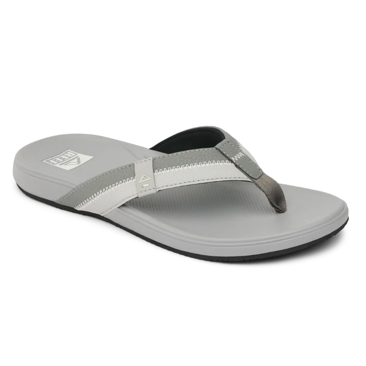 Reef Mens Cushion Phantom 2.0 - Grey/Grey Flip Flop Sandal