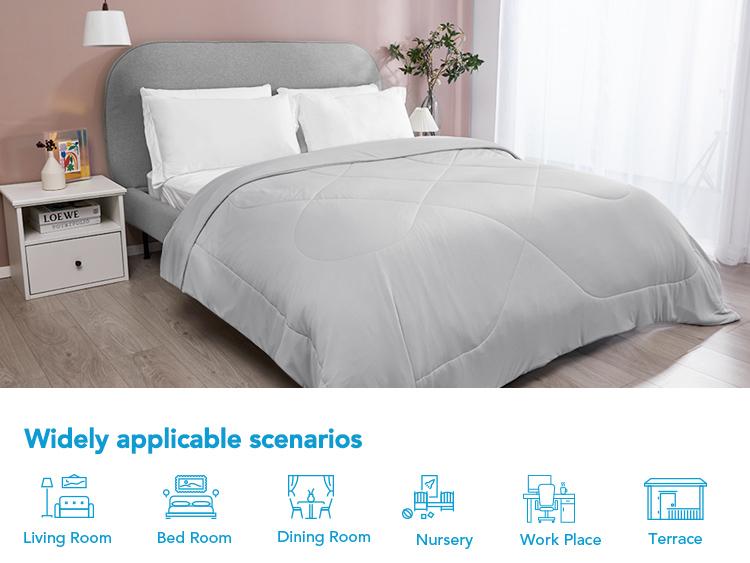 Deconovo Double-Sided Cooling Blanket – Cool Touch & Soft Comforter, Absorbs Body Heat, Sweat-Wicking & Breathable for Hot Sleepers