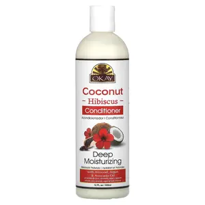 Okay Pure Naturals Conditioner, Coconut Hibiscus, 12 fl oz (355 ml)