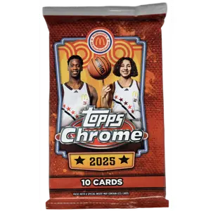 2025 Topps Chrome McDonalds All American Basketball Mega Box Pack (10 Cards)