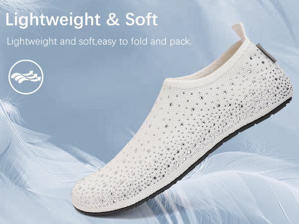 WateLves Womens Barefoot Water Shoes Travel House Slippers for Indoor and Outdoor Aqua Socks for Beach Swim Surf Yoga Dancing Camping#SpringStatements Greenish