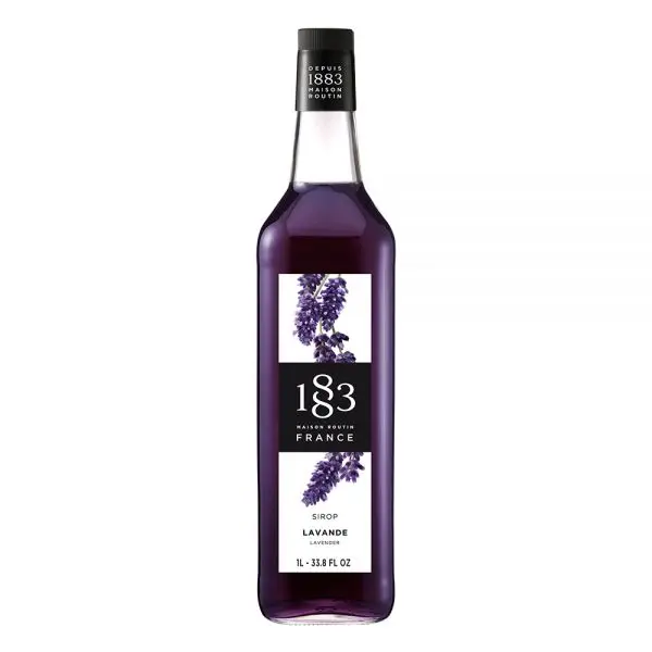 1883 Maison Routin Lavender Syrup - Glass Bottle (1L)