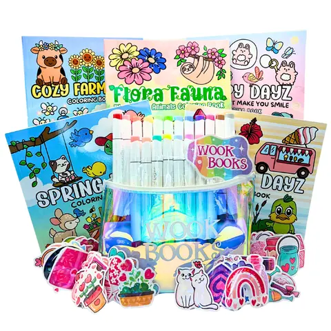 The Ultimate Coloring Book Bundle by Wook Books