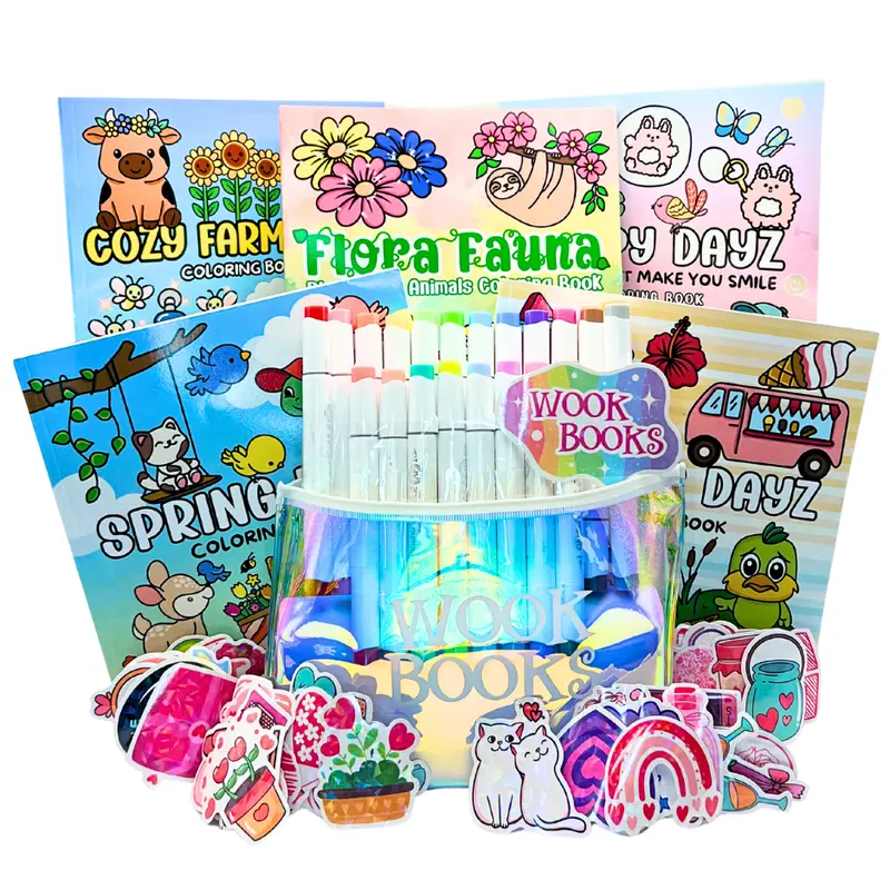 The Ultimate Coloring Book Bundle by Wook Books