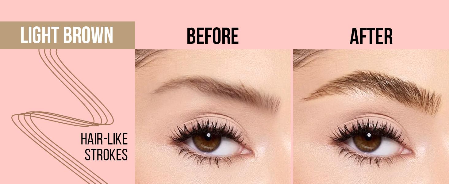 iMethod Microblading Eyebrow Pen - Eyebrow Pencil Magical Upgraded Eye Brow Pencils for Women with 4 Fork Tip & Spoolie Brush for Natural-Looking Hair-Like Defined Brows, Last All-Day Makeup Cosmetic