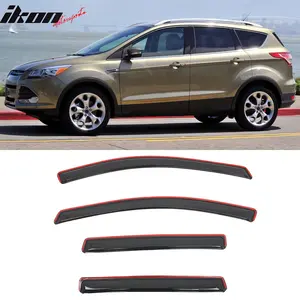 Window Visors for Ford Escape 2013-2019 In Channel Acrylic Rain Deflectors