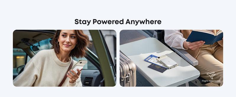 Anker Nano 5,000mAh Magnetic Power Bank, Qi2 15W Max Wireless Charging, Ultra-Slim Portable Charger, for iPhone 17/16/15/14/13/12 Series Only (MagSafe-Compatible)