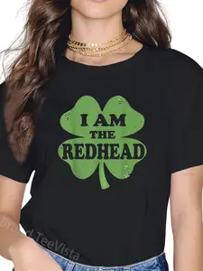 100% Cotton Funny Dibs On The Redhead I Am The Redhead Women Men Kids T-Shirt