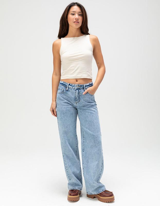 RSQ Womens High Rise Baggy Jeans
