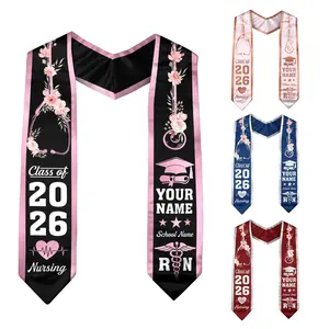 Customized Nursing Stole, Nursing Graduation Stole, RN Stole Nursing Stole Graduation 2026 , Nursing Graduation, Nursing Stole Graduate 2026