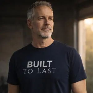 Built To Last Performance T-Shirt – Men 40+ Regular Fit Athletic Friendly