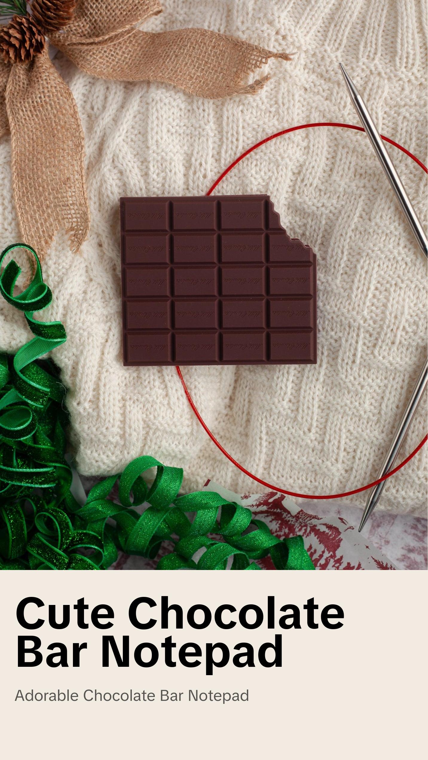 Chocolate Bar shaped notepad