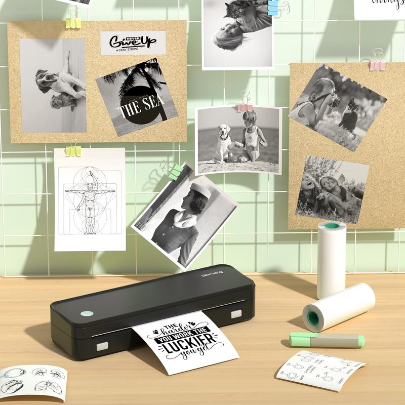 【JADENS】Thermal Paper For Jadens Portable Pirnter,US Letter  8.5''×11' ,4X6 inch,3 icnh,2 inch Round Label,2 inch Sticker Label