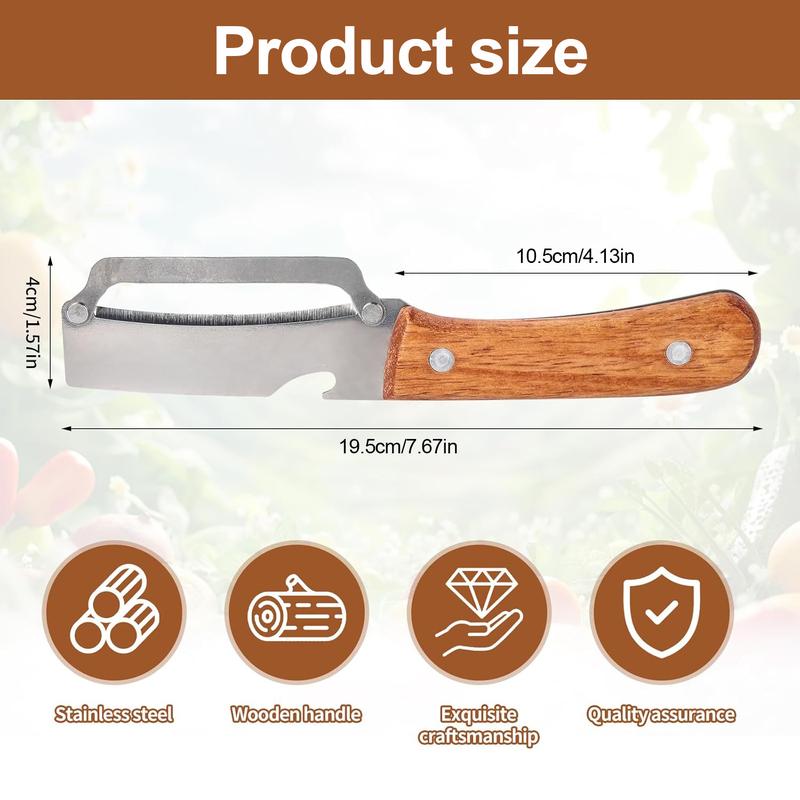 Vegetable Peeler, Ultra Sharp Stainless Steel Blades and Wood Anti-Slip Grip Handle - Perfect Kitchen Peeler For Veggie, Fruit, Potato, Carrot, Apple