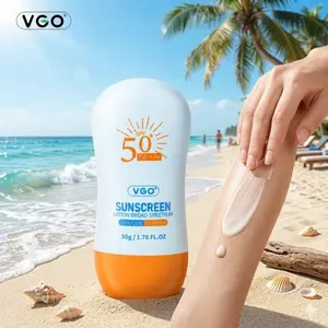 VGO-Sunscreen Lotion BroadSpectrum Spf 50pa+++ UVA/UVB ProtectionMoisturizing UV Protection Facial Skincare Radiant Gentle sunscreen sunscreen for face sunscreen for black women