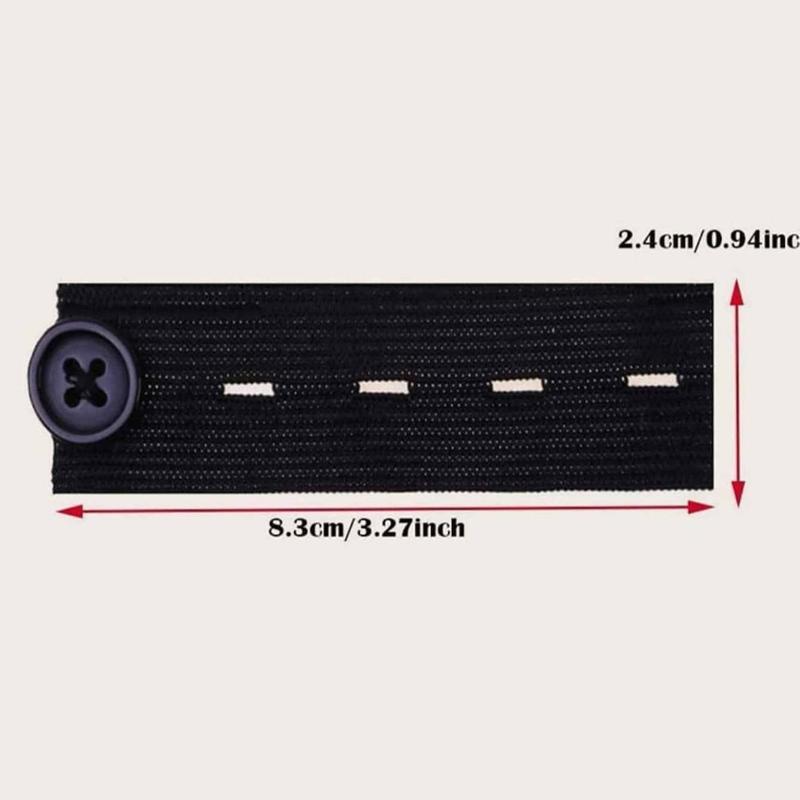 Waist Extender Button, 6pcs Elastic Waistband Extender Button, Pants Extender Button for Women Men