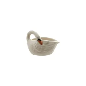 Stoneware Swan Creamer