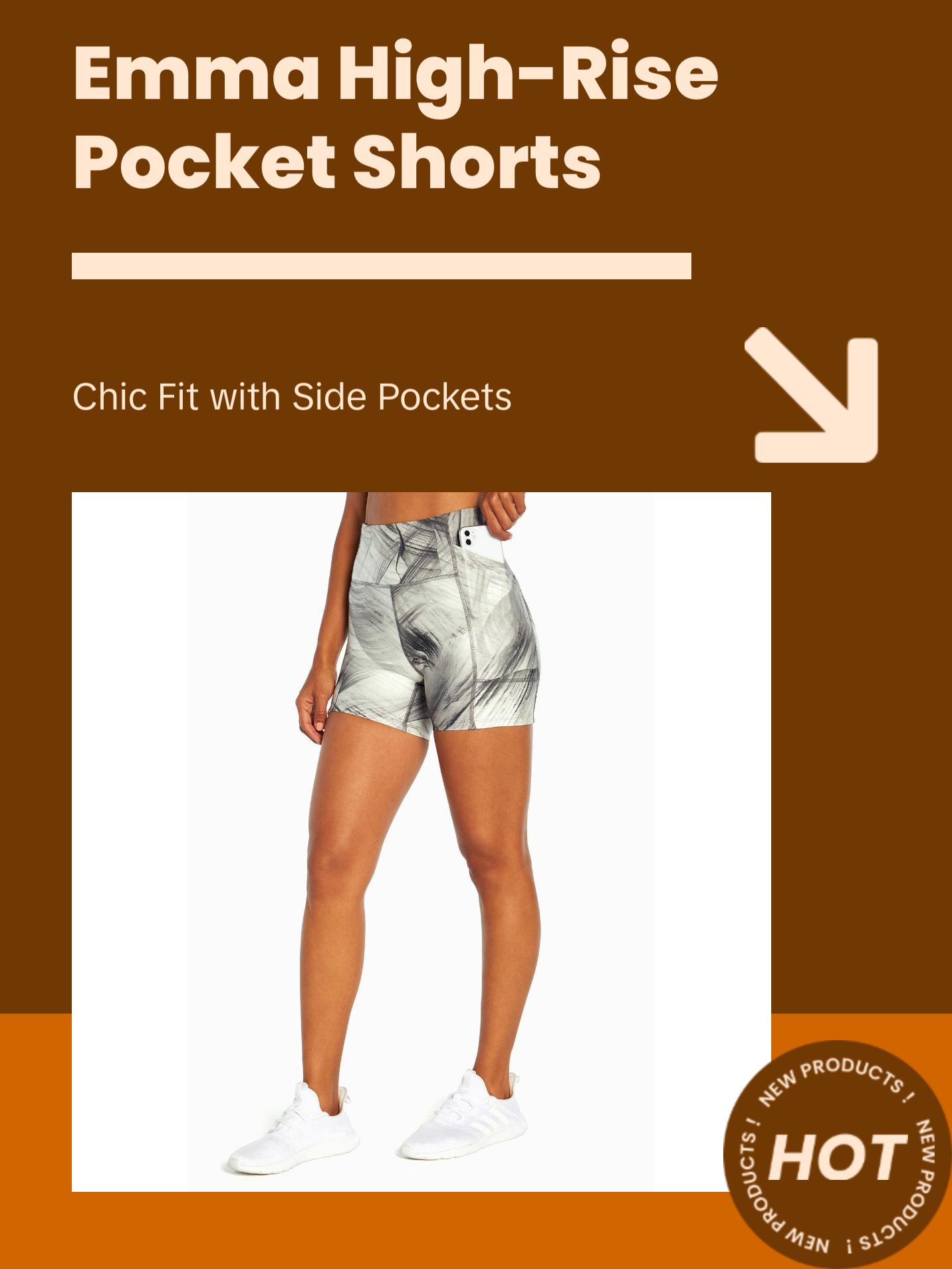 Emma Side Pocket Short Jersey Womenswear Jersey Womenswear