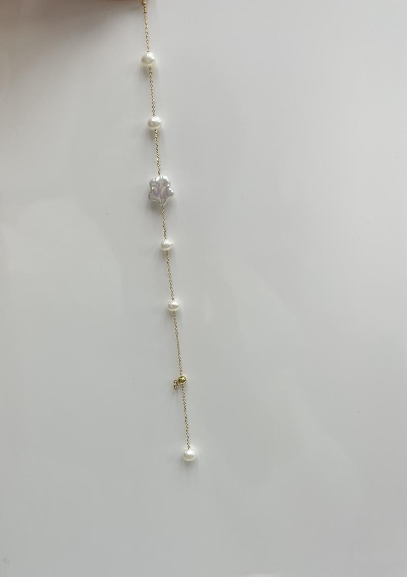 Freshwater Pearl Natural Pearl Star Bracelet Star shaped Baroque Pearl Bracelet Adjustable Tail Chain Fashionable Classic Cute Freshwater Pearl Natural Pearl Star Bracelet Star shaped Baroque Pearl Bracelet Adjustable Tail Chain Fashionable Classic Cute