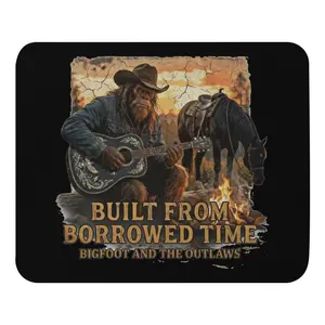 Bigfoot Built From Borrowed Time Mouse pad