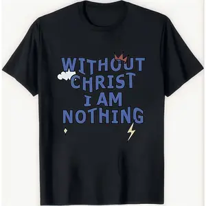 Encouraging Faith T Shirt Featuring Motivational Bible Verses and Spiritual Messages for Christian Believers Perfect for Church Events Devotional Wear and Inspirational Gifts