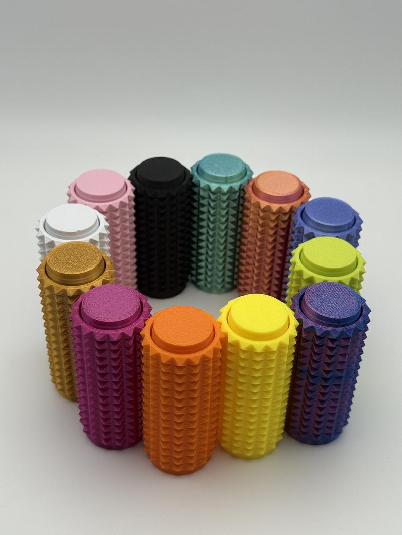 Spiky Fidget Clicker - Anxiety Reducing Tactile Relief - 3D Printed ...