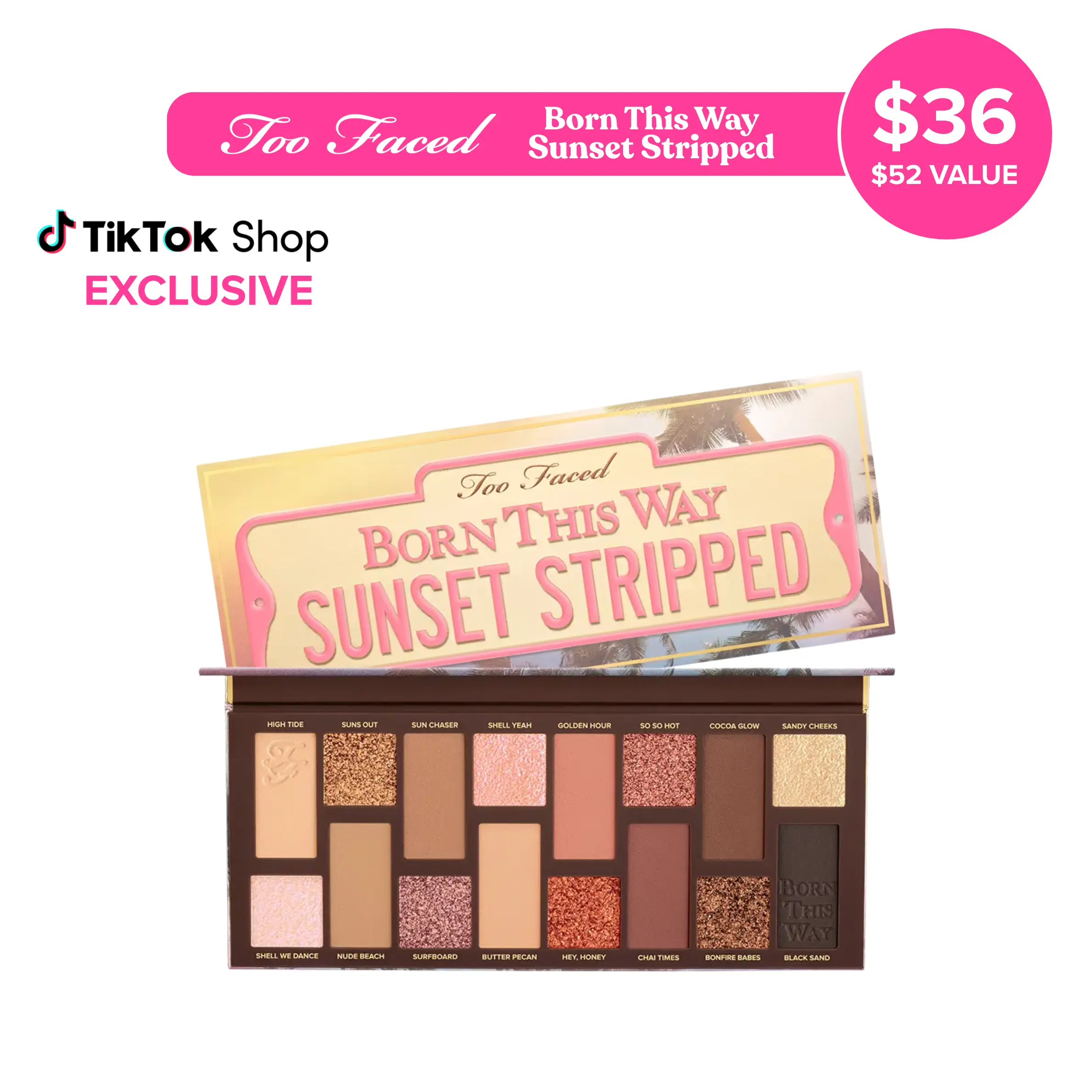 Too Faced Born This Way Sunset Stripped Eye Shadow Palette