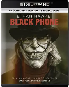 The Black Phone  [4K ULTRA HD BLU-RAY MOVIE] With Blu-Ray, 4K Mastering,