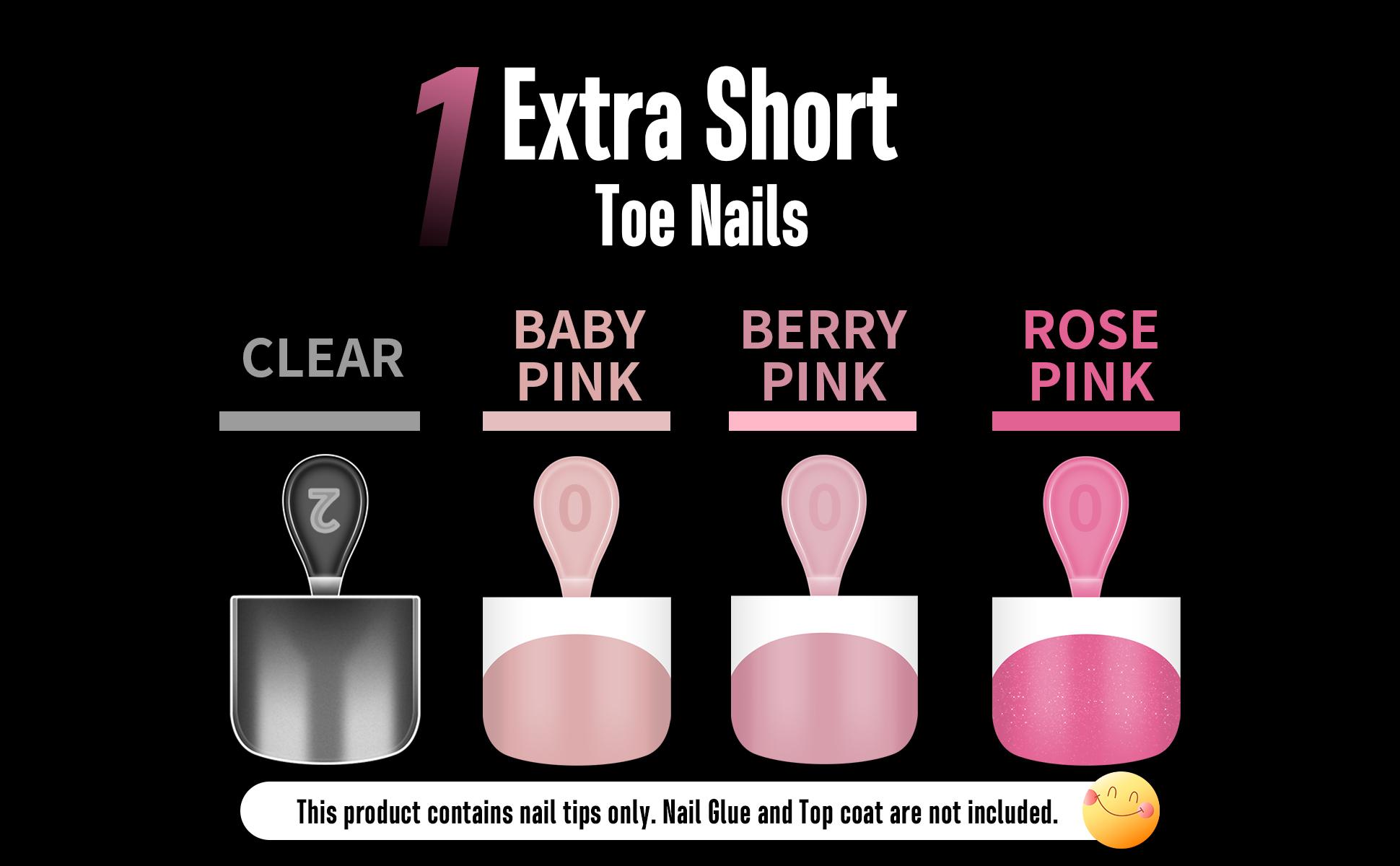 MUTIOVO French Tip Toe Nail Tips Press on, Sharp Square Pre-Designed Soft Gel False Toenail Extension, BROWN PINK Pre-applied Tip Primer & Base Coat, Full Cover Acrylic for DIY x 15 Sizes 240 pcs MUTIOVO French Tip Toe Nail Tips Press on, Sharp Square Pre-Designed Soft Gel False Toenail Extension, BROWN PINK Pre-applied Tip Primer & Base Coat, Full Cover Acrylic for DIY x 15 Sizes 240 pcs