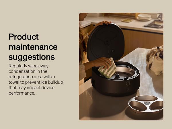 PETLIBRO Automatic Cat Feeder, Refrigerated wet food dispenser with WiFi control, 3 days freshness, 3 timed meals,  quick cooling