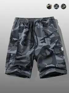 Men’s 3-Pack Summer Shorts — Sports/Casual, Durable Camouflage Cargo Tactical Workwear for Young Adults outdoor