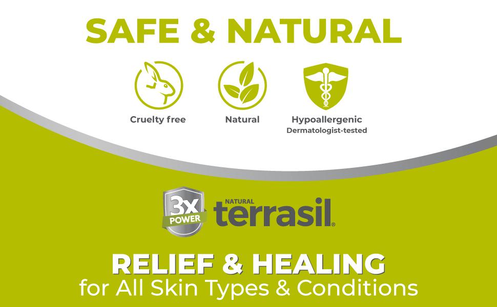 terrasil Care 3X -  Wound Healing Ointment, Infection Protection for Bed Sores, Pressure Sores, Blisters, Cuts, Burns & First Aid. Dermatologist-Tested, Hypoallergenic Approved (.5oz)