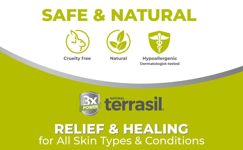 terrasil Care 3X - Wound Healing Ointment, Infection Protection for Bed Sores, Pressure Sores, Blisters, Cuts, Burns & First Aid. Dermatologist-Tested, Hypoallergenic Approved (.5oz) terrasil Care 3X - Wound Healing Ointment, Infection Protection for Bed Sores, Pressure Sores, Blisters, Cuts, Burns & First Aid. Dermatologist-Tested, Hypoallergenic Approved (.5oz)