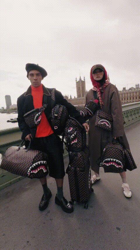 THE PRIVATE JET SHARK CLUB MESSENGER SLING