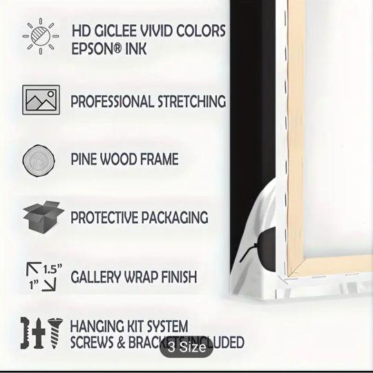 3pcs with frame --Abstract floral theme canvas wall art framed painting, 2D flat surface, suitable for indoor Easter, Mother's Day, Mardi Gras, St. Patrick's Day luxury decoration for him/her, bedroom, living room, bathroom, home office aesthetic decorati