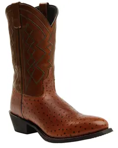 Laredo Men's Ostrich Print Performance Western Boot Round Toe - 68512