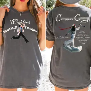 Conan "Wishbone World " Tour Tee, Gray 2026 New Album Music New T-shirt, Wishbone World Tour Merch, Unisex Y2K Cotton Tee, R&B Music Top, Graphic Tees, Concert Outfits