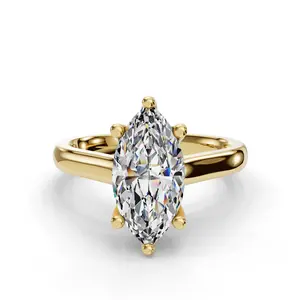 Marquise Solitaire Engagement Ring