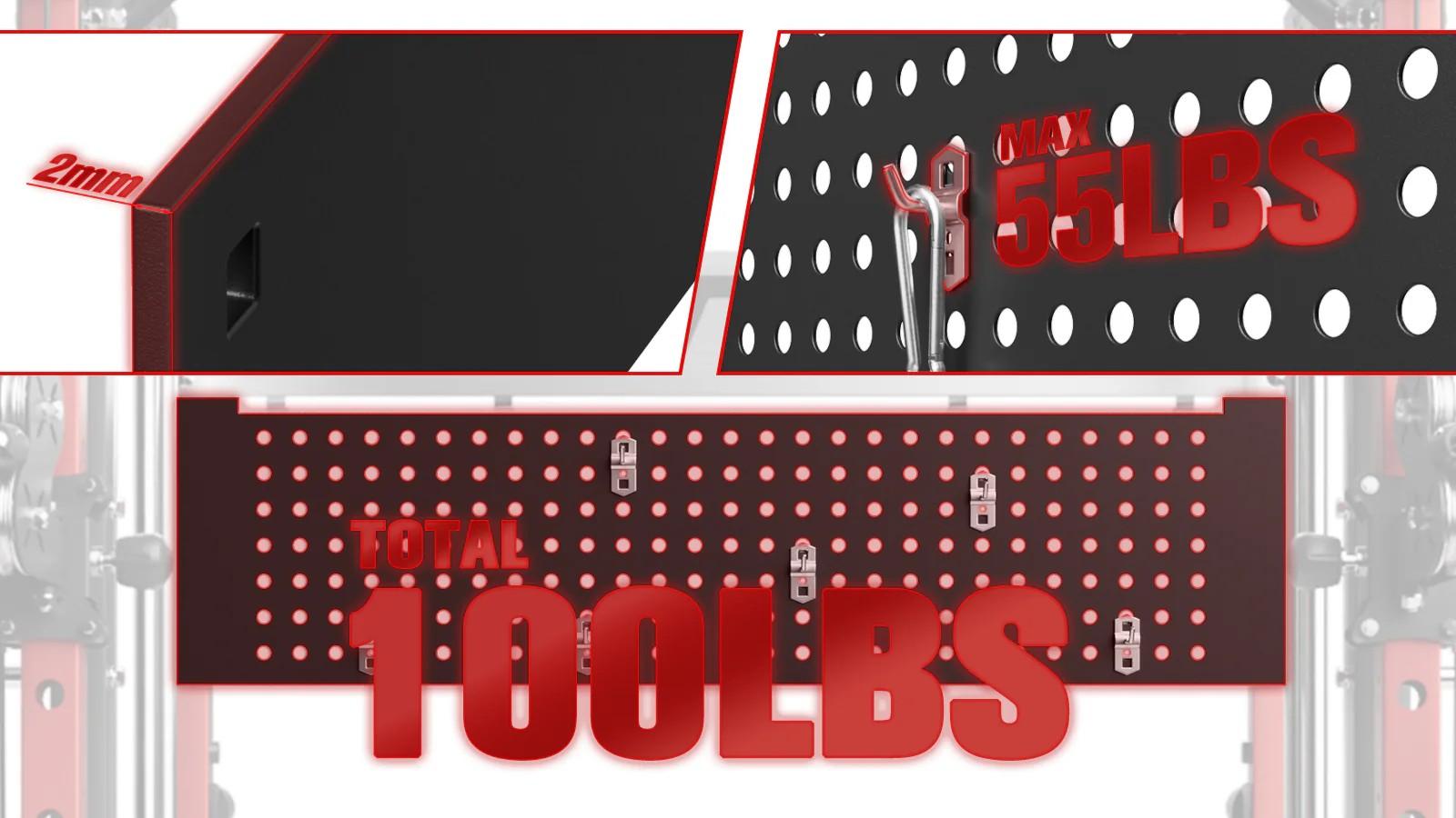 RitFit PBM1 Pegboard Attachment (Only for M1 PRO) RitFit PBM1 Pegboard Attachment (Only for M1 PRO)