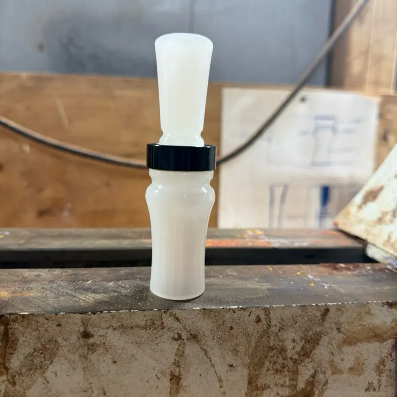 White pearl acrylic duck call
