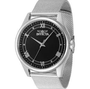 Invicta Celestial Watch 43mm, Steel, Black Dial #48479