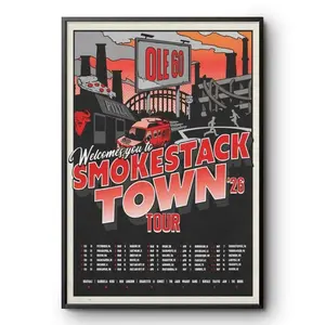 [Freeship.Noframe] - Ole 60 2026 Welcomes You To SmokesTack Town Tour Poster