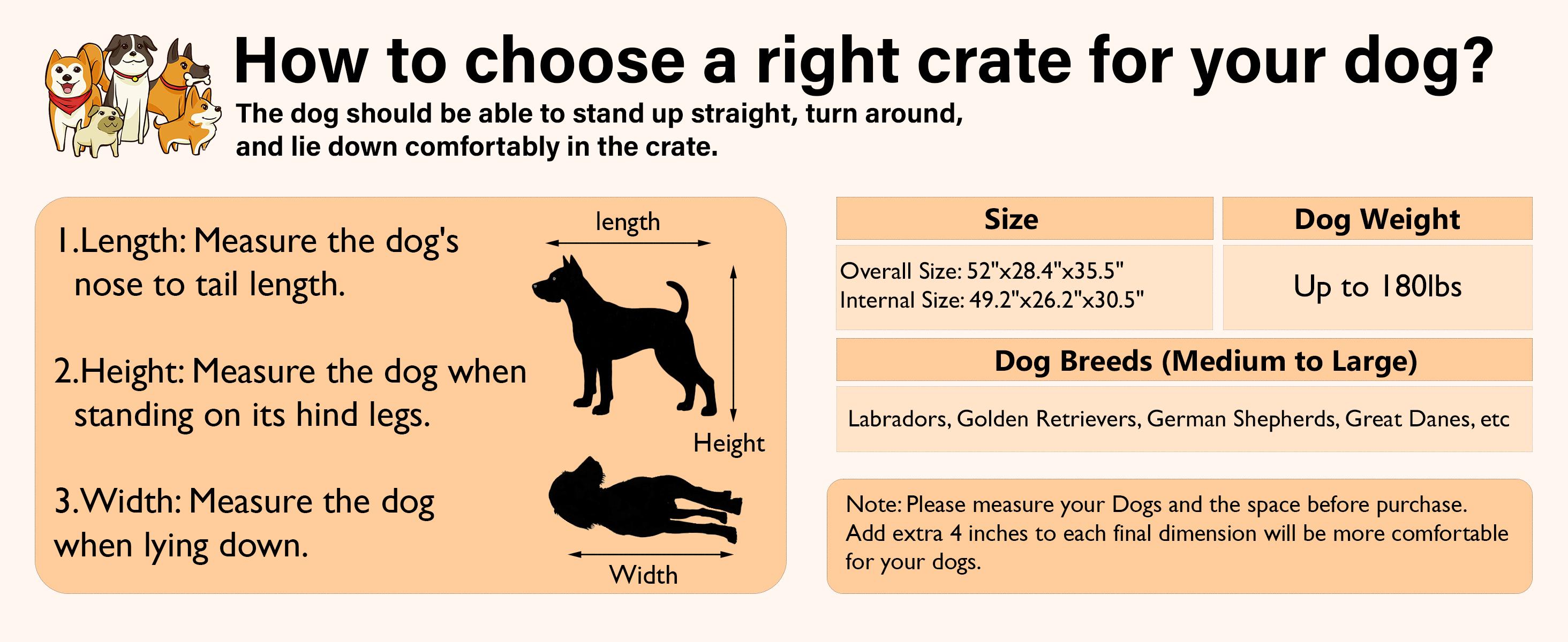 【SpringGlowUp】COZPAW Large Dog Crate Furniture, 48/52/71/78/86Inch Wooden Dog Kennel for XLarge Dogs, Heavy Duty Dogs Furniture Indoor Wire Dog Cage with Caster Wheels, Decorative Pet House End Table, Brown 【SpringGlowUp】COZPAW Large Dog Crate Furniture, 48/52/71/78/86Inch Wooden Dog Kennel for XLarge Dogs, Heavy Duty Dogs Furniture Indoor Wire Dog Cage with Caster Wheels, Decorative Pet House End Table, Brown