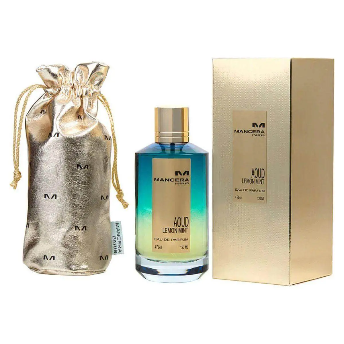 Mancera Aoud Lemon Mint Unisex EDP Perfume - Lust, Seduction, Love Scent - 4.0 oz, New in Box