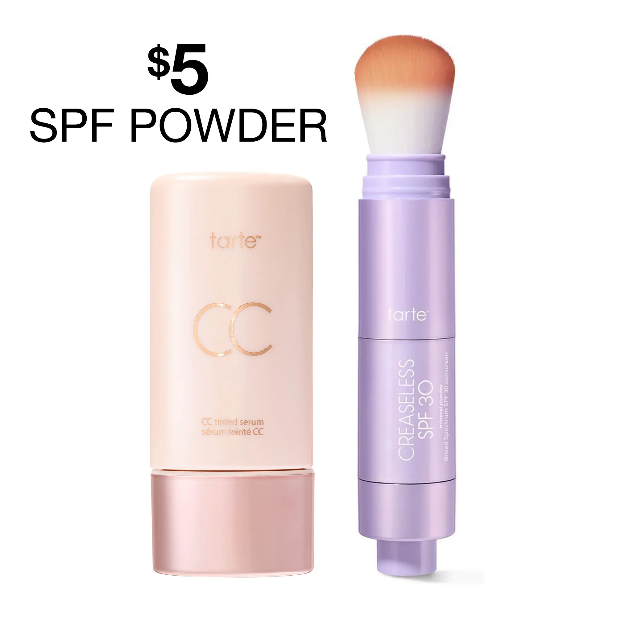 tarte summer skin essentials - CC color-correcting tinted serum + creaseless setting powder tarte summer skin essentials - CC color-correcting tinted serum + creaseless setting powder