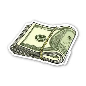 Blank Tag Co.® Waterproof Sticker - Stack of Cash
