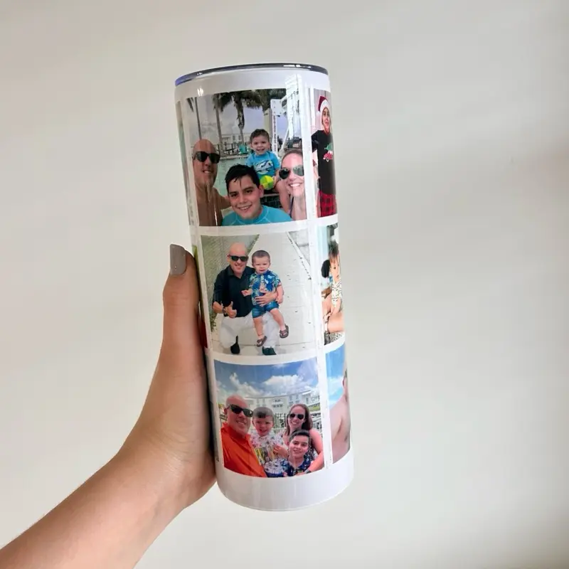 Personalized Tumbler 20 oz - Customizable with Photos for Unique Gift Ideas
