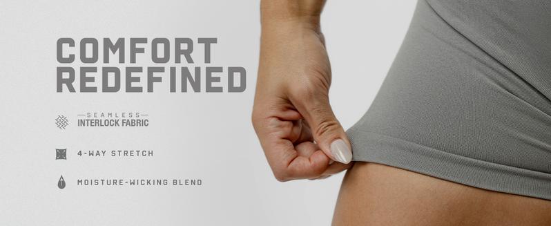 Gymreapers Halo Athletic Compression Shorts for Women - Seamless Knit Interlock Fabric for Breathability and Flexibility