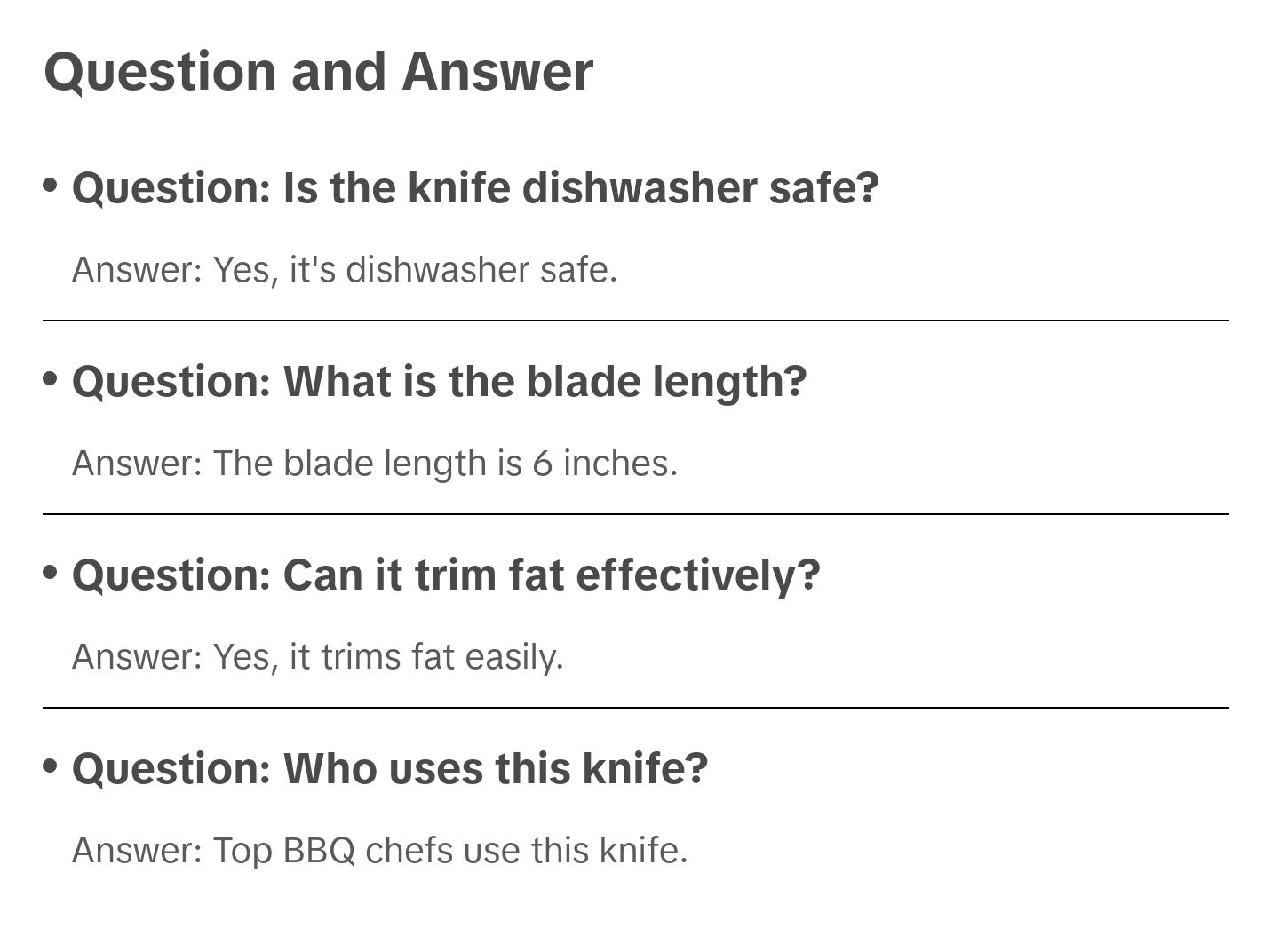 SpitJack Meat Trimming and Boning Knife - 6 Inch Curved Blade
